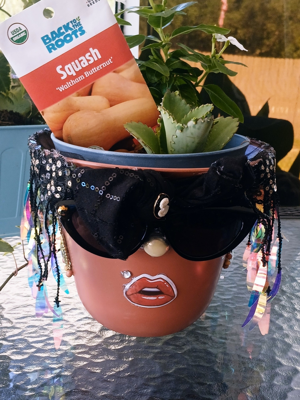 Miss Potty Head Planter -